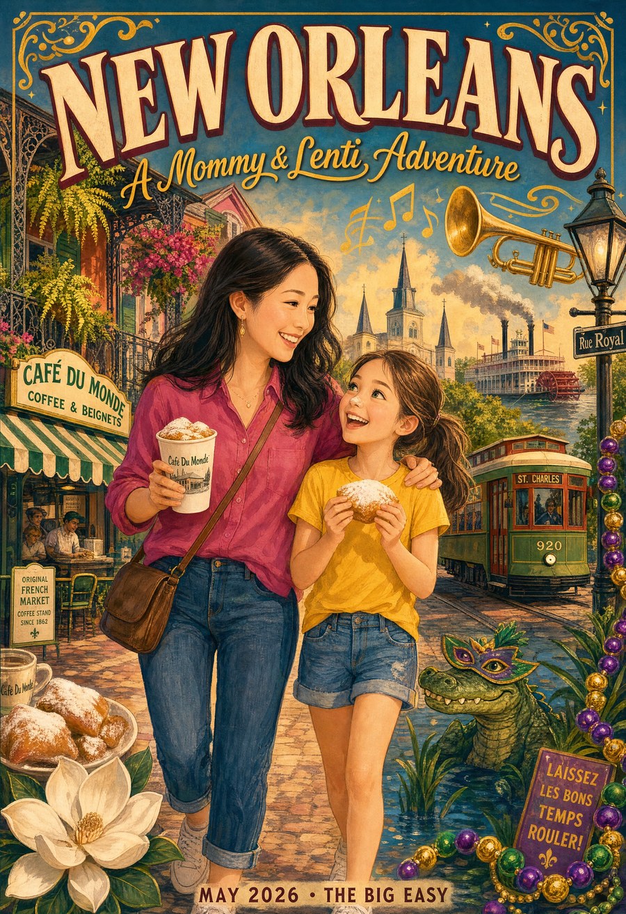 NEW ORLEANS — A Mommy & Lenti Adventure