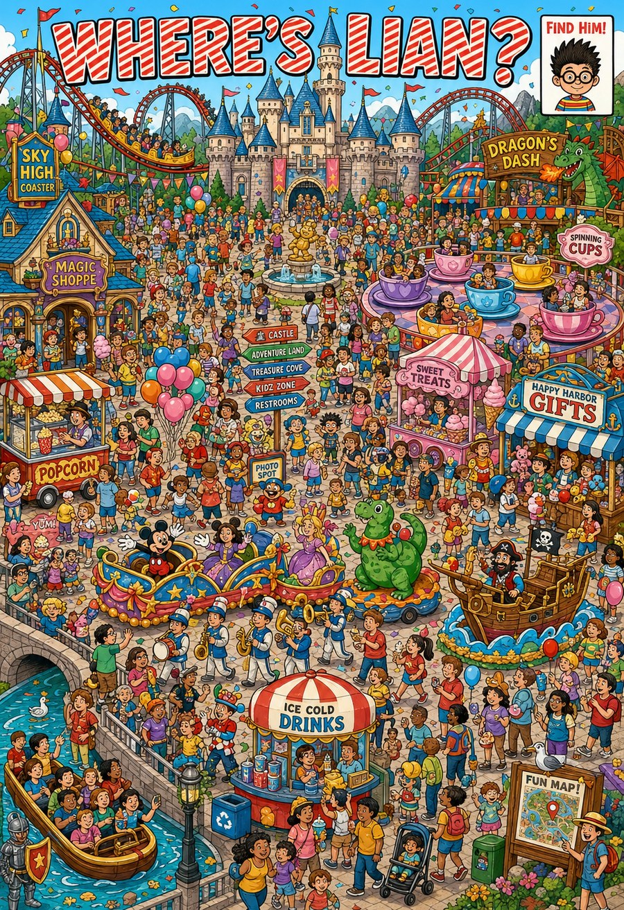 WHERE'S LIAN? — In Disneyland