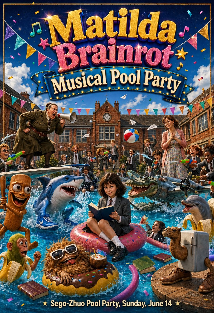 MATILDA BRAINROT MUSICAL POOL PARTY