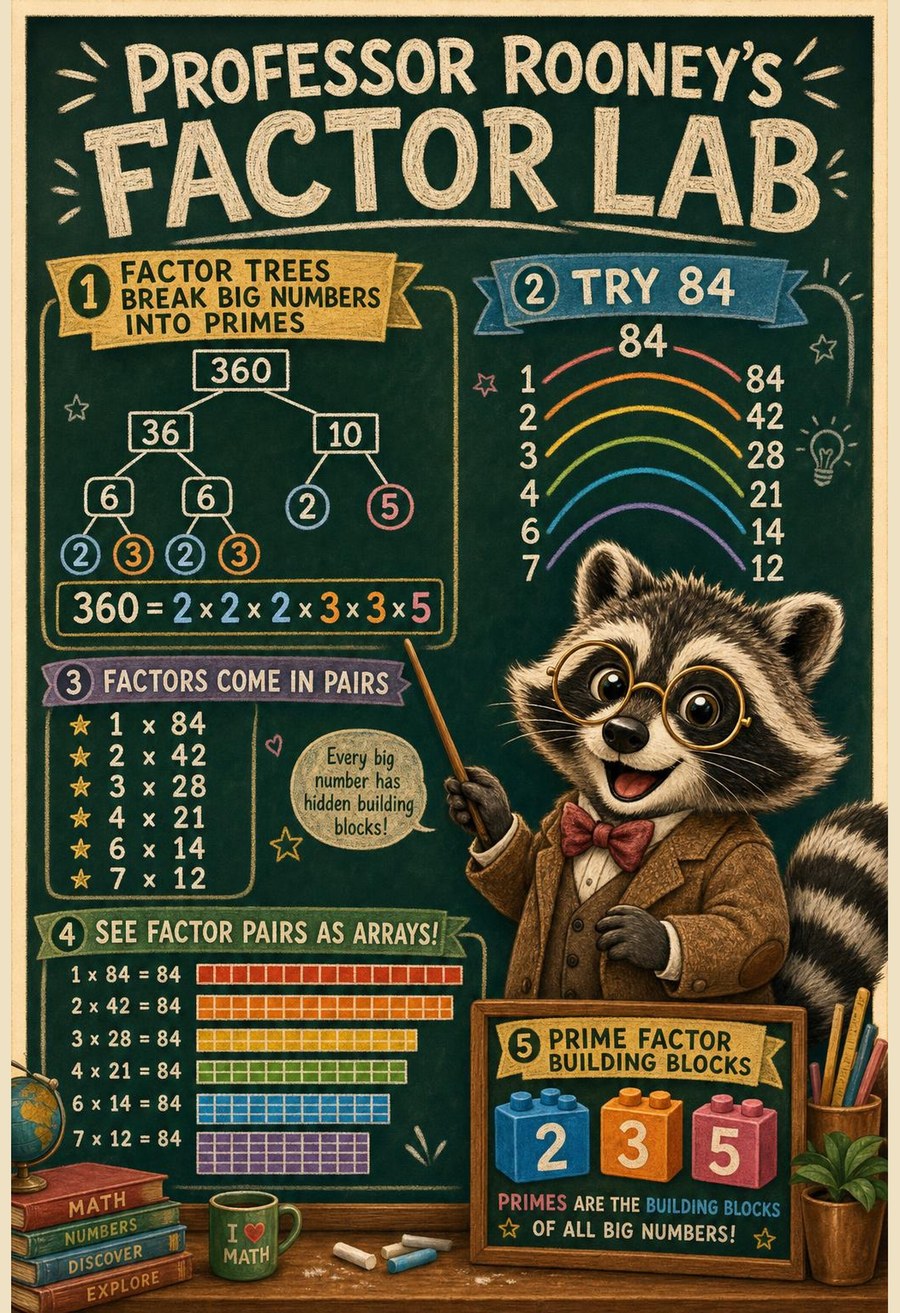 PROFESSOR ROONEY'S FACTOR LAB