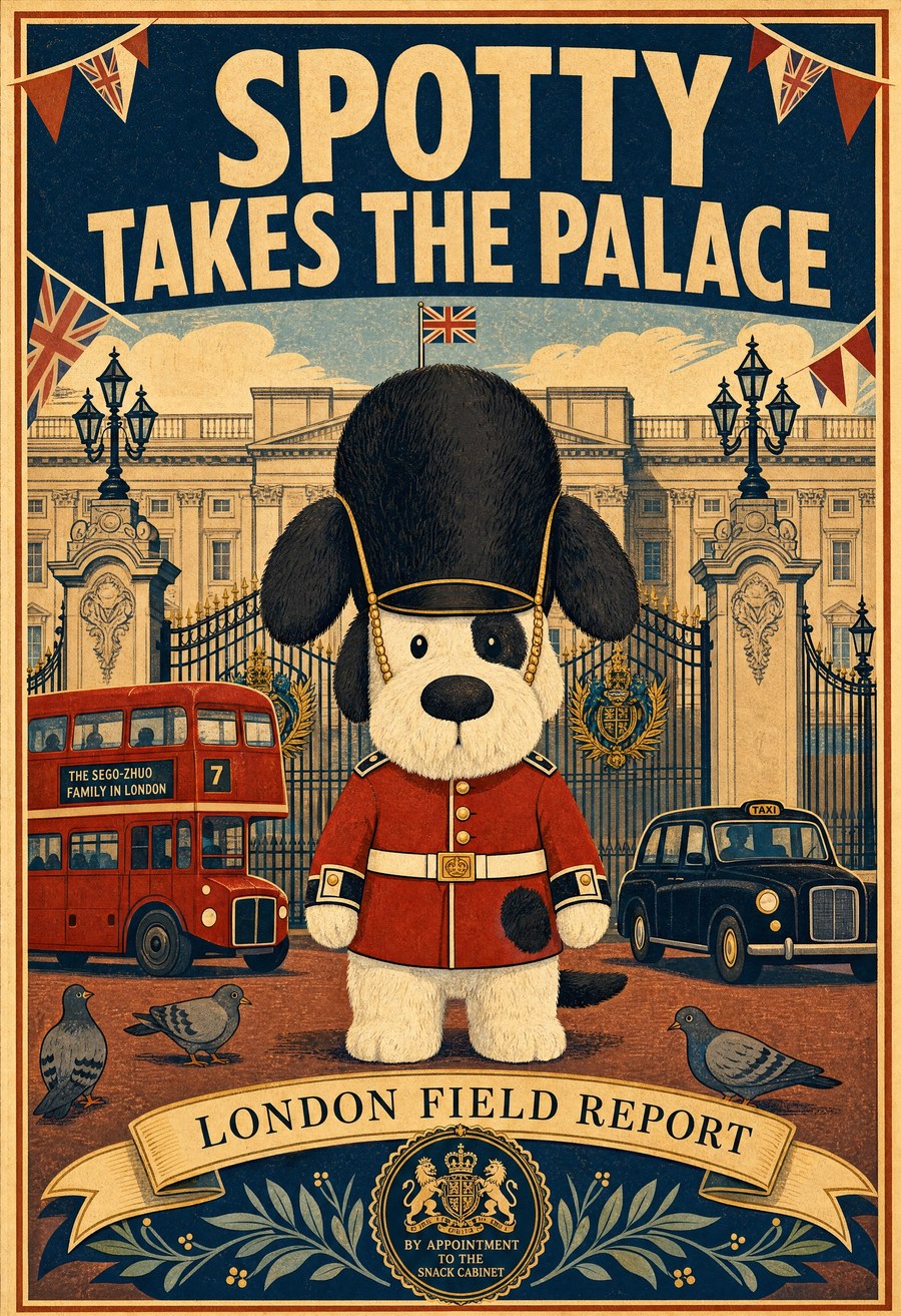 SPOTTY TAKES THE PALACE