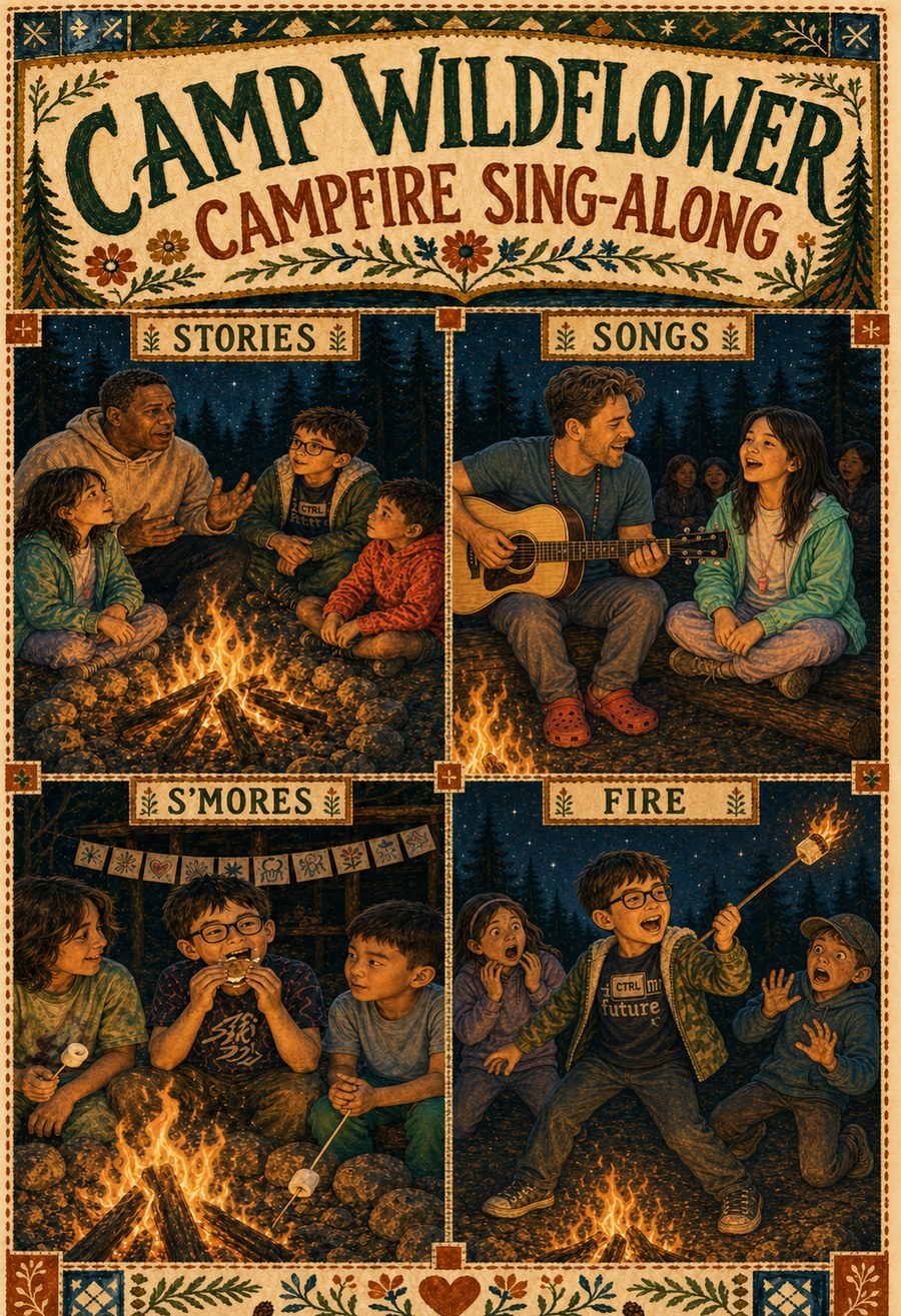 CAMP WILDFLOWER CAMPFIRE SING-ALONG