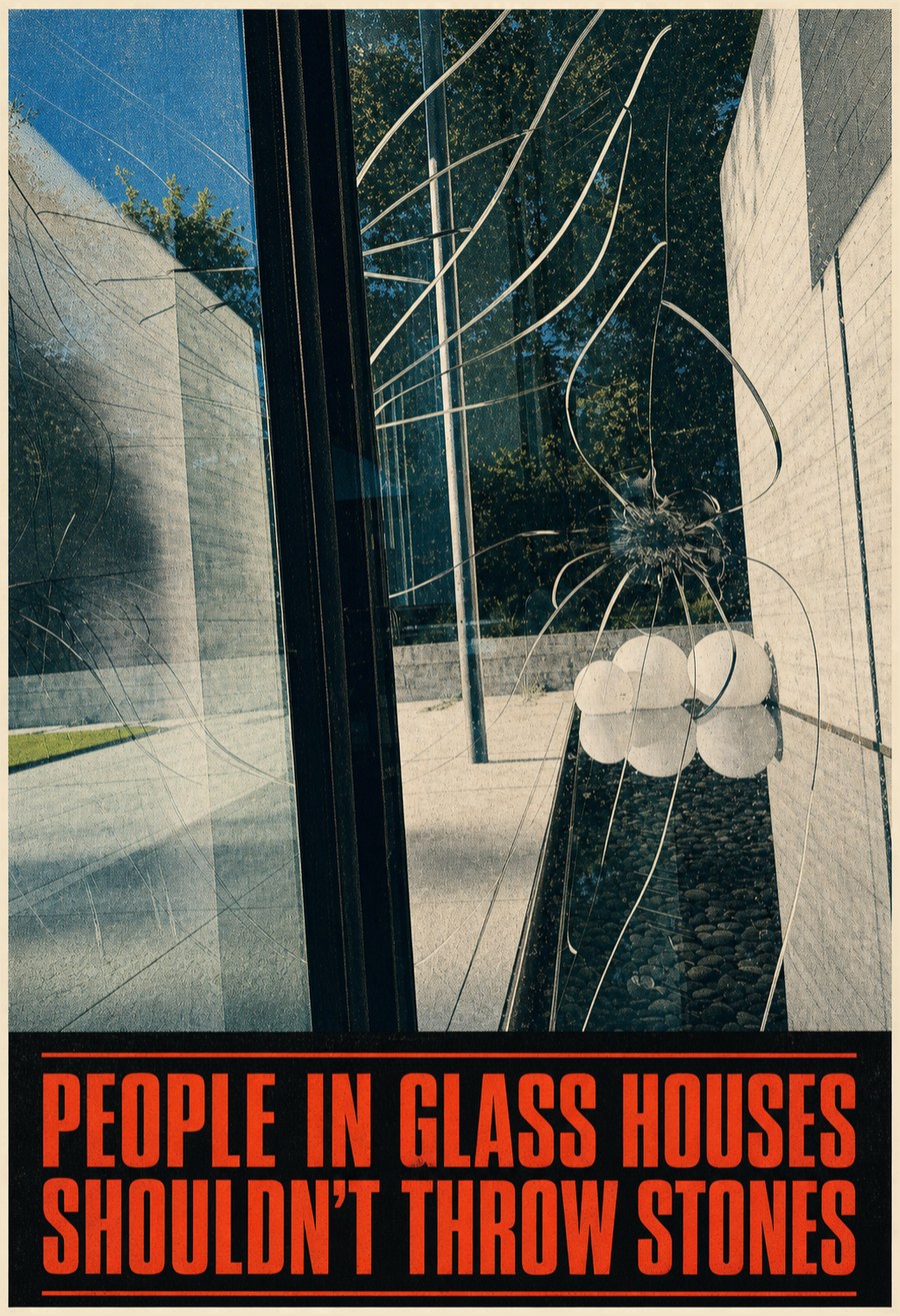 PEOPLE IN GLASS HOUSES