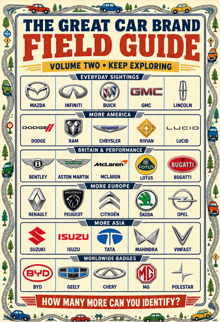 THE GREAT CAR BRAND FIELD GUIDE — VOLUME TWO