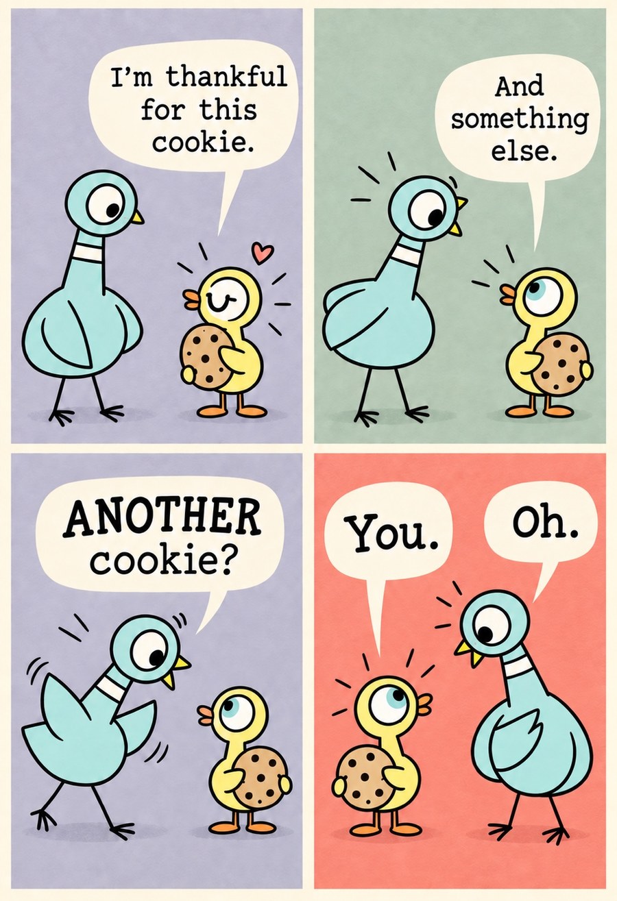 GRATITUDE DUCKLING — AND YOU